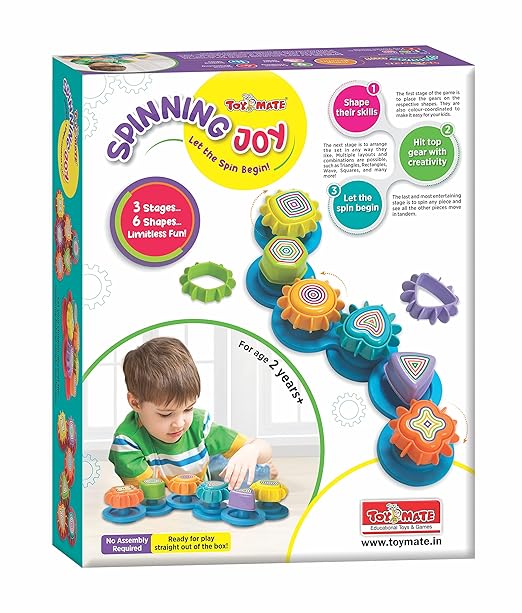 Toymate Spinning Joy - A Shape ‘N’ Spin Gear Sorter. | A Developmental Activity Toys