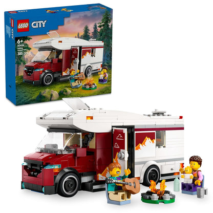 LEGO City Holiday Adventure Camper Van Toy Vehicle Set 60454 Building Blocks Toys for 6+ Gift for Boys and Girls