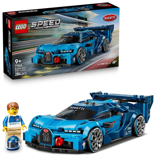 LEGO Speed Champions Bugatti Vision Gran Turismo Hyper Sports Car Model Kit and Building Set 77253