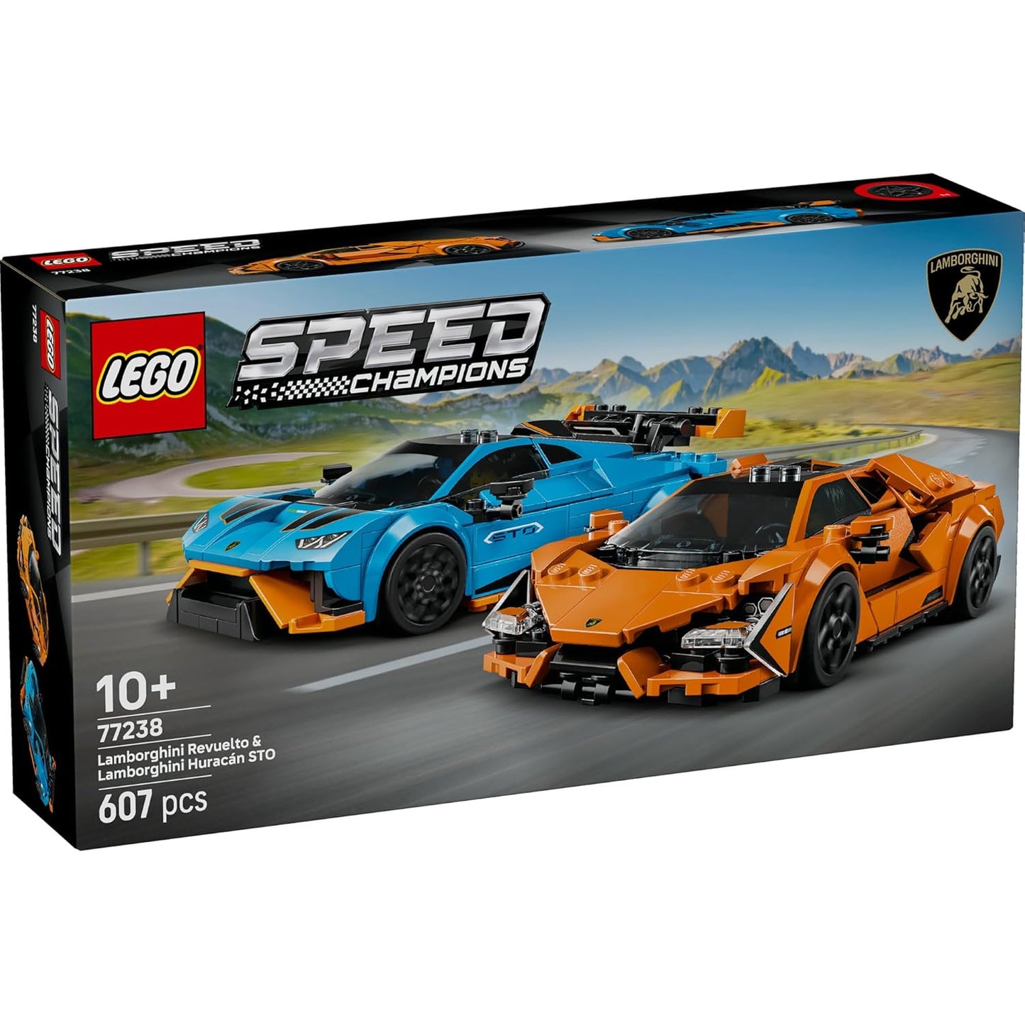 LEGO Speed Champions Lamborghini Revuelto & Huracán STO 77238 Building Blocks Toys for 10+ Gift for Boys and Girls
