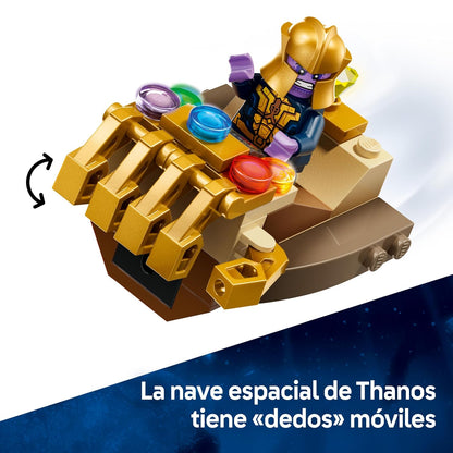 LEGO Marvel Captain America vs. Thanos with 2 Minifigures 76319 Building Blocks Toys for 4+ Gift for Boys and Girls