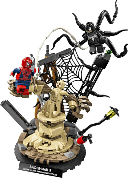 LEGO ǀ Marvel Epic Battle: Spider-Man vs. Sandman and Venom Super Hero Building Toy - 76334