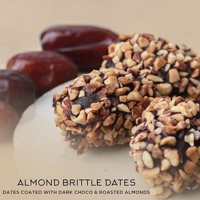 LOYKA Almond Brittle Dates