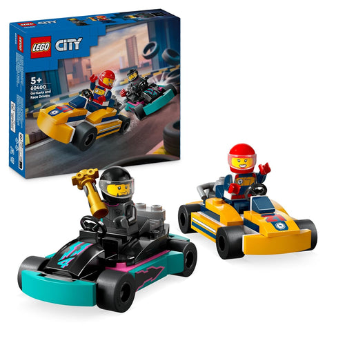 LEGO City Go-Karts and Race Drivers Toy Playset for Ages 5 Plus 60400