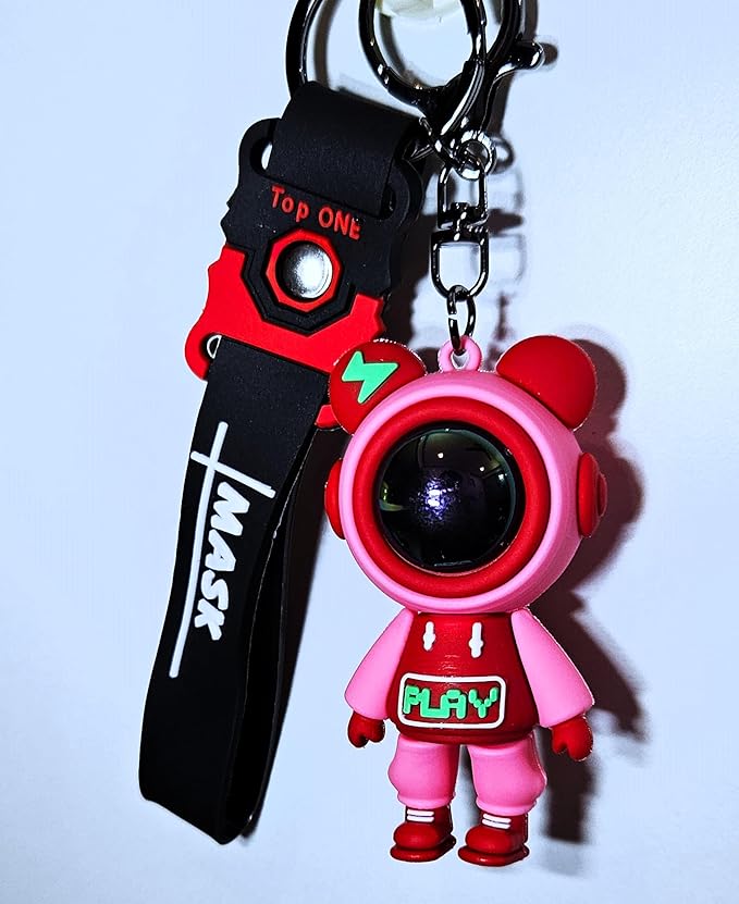 Pink cute astronaut Keychain - Play with Style