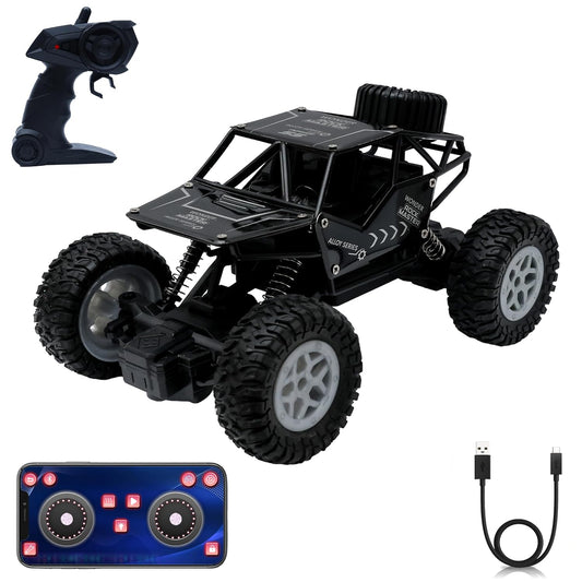 Wonder Toy Remote Control Rock Crawler Master Car for Kids - Monster Truck Rock Climbing Car Toy for Kids (Random Colours)
