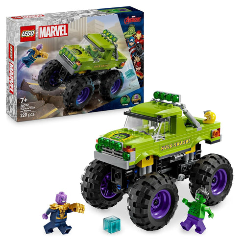 LEGO Marvel The Hulk Truck vs. Thanos Super Hero Building Toy Vehicle 76312 Blocks Toys for 7+ Gift for Boys and Girls Visit the LEGO Store