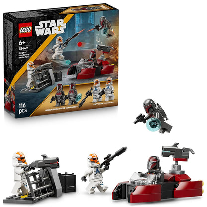 LEGO Star Wars Siege of Mandalore Battle Pack - Toy Building Set with 4 Minifigures - 75449
