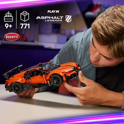 LEGO Technic Bugatti Chiron Pur Sport Hypercar - Race Car Toy - Vehicle Gift for Kids - 42222