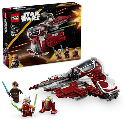 LEGO Star Wars Ahsoka’s Jedi Interceptor Starfighter Building Toy 75401 Building Blocks Toys for 8+ Gift for Boys and Girls