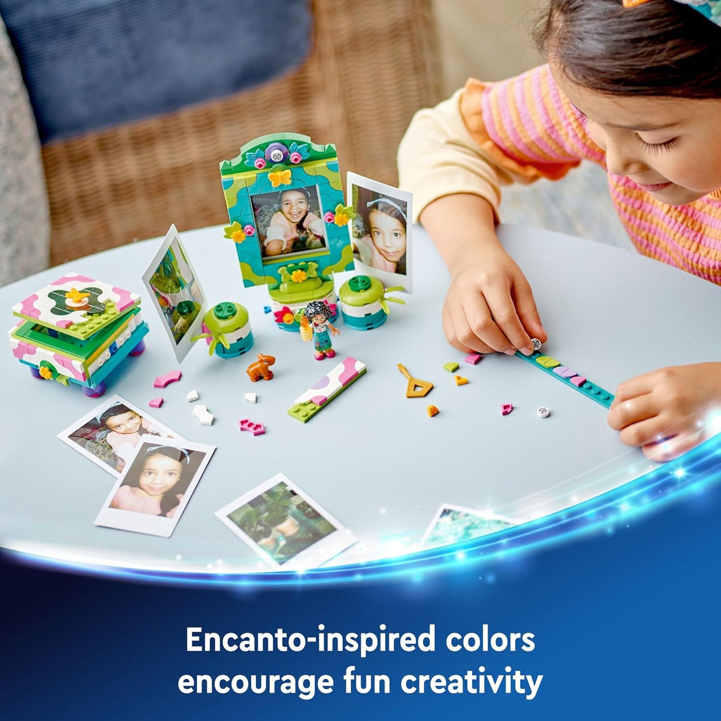 LEGO Disney Encanto Mirabel’s Photo Frame and Jewelry Box 43239 (334 Pieces)