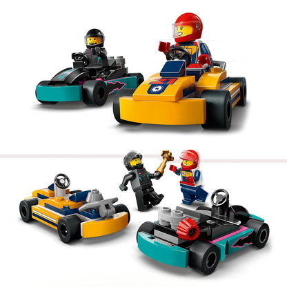 LEGO City Go-Karts and Race Drivers Toy Playset for Ages 5 Plus 60400