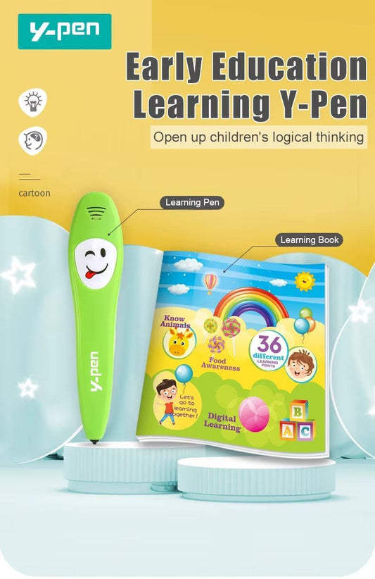 Y-Pen Early Education Interactive Smart Pen & Learning Book