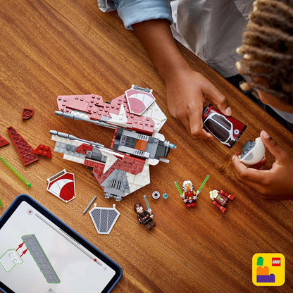 LEGO Star Wars Ahsoka’s Jedi Interceptor Starfighter Building Toy 75401 Building Blocks Toys for 8+ Gift for Boys and Girls