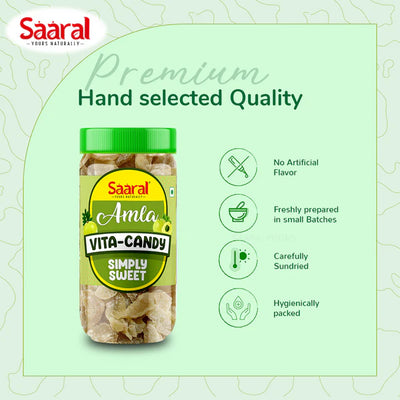 Saaral Amla Simply Sweet Dry Candy (250gms)