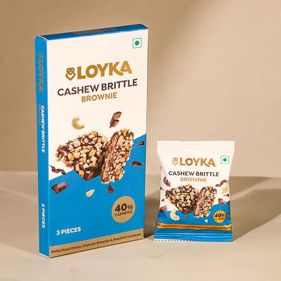 Loyka Cashew Brittle Brownie 3 Pcs Box