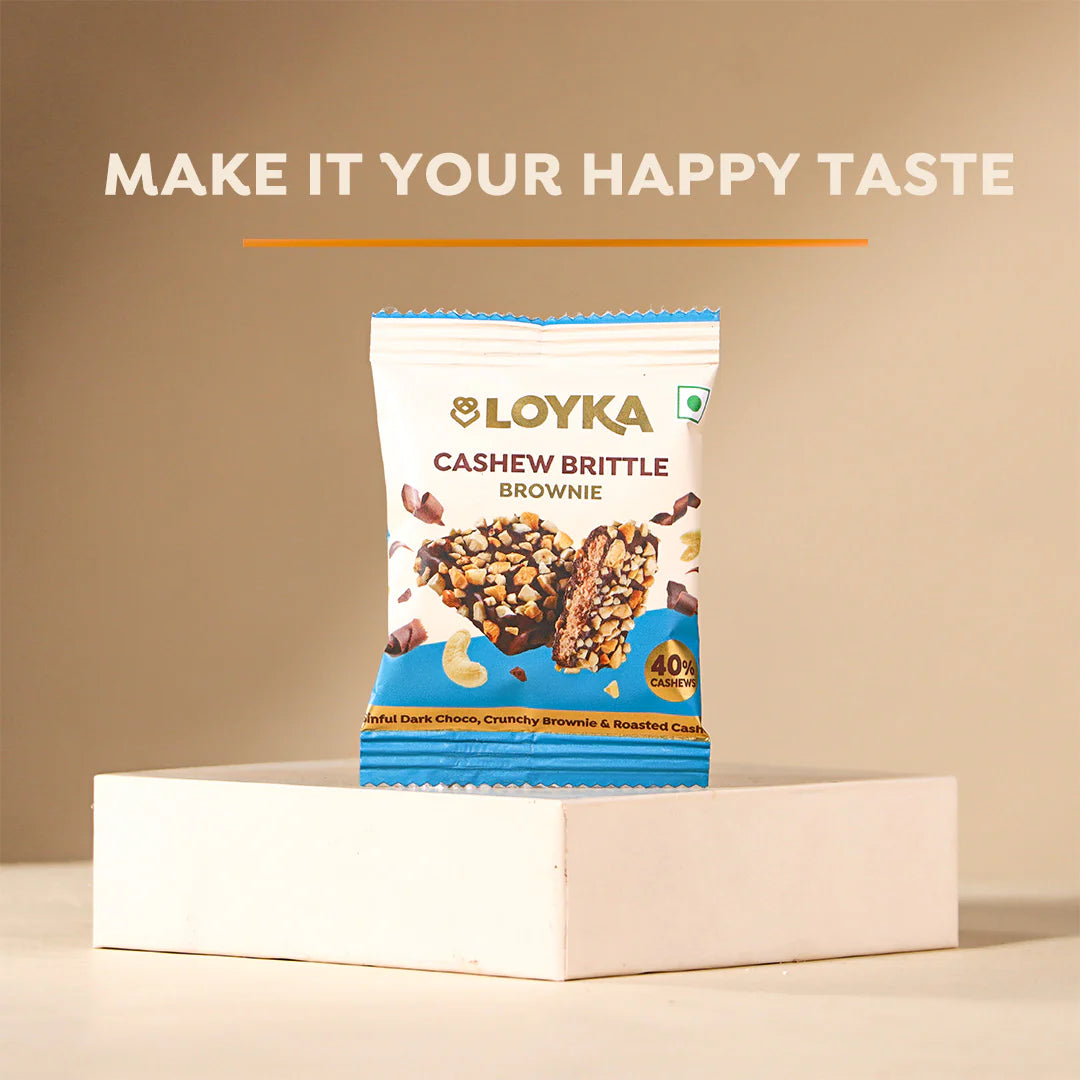 Loyka Cashew Brittle Brownie 3 Pcs Box