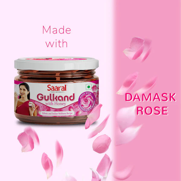 Saaral Gulkand with Added Honey (250gms)