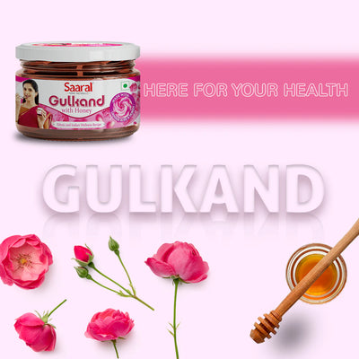 Saaral Gulkand with Added Honey (250gms)