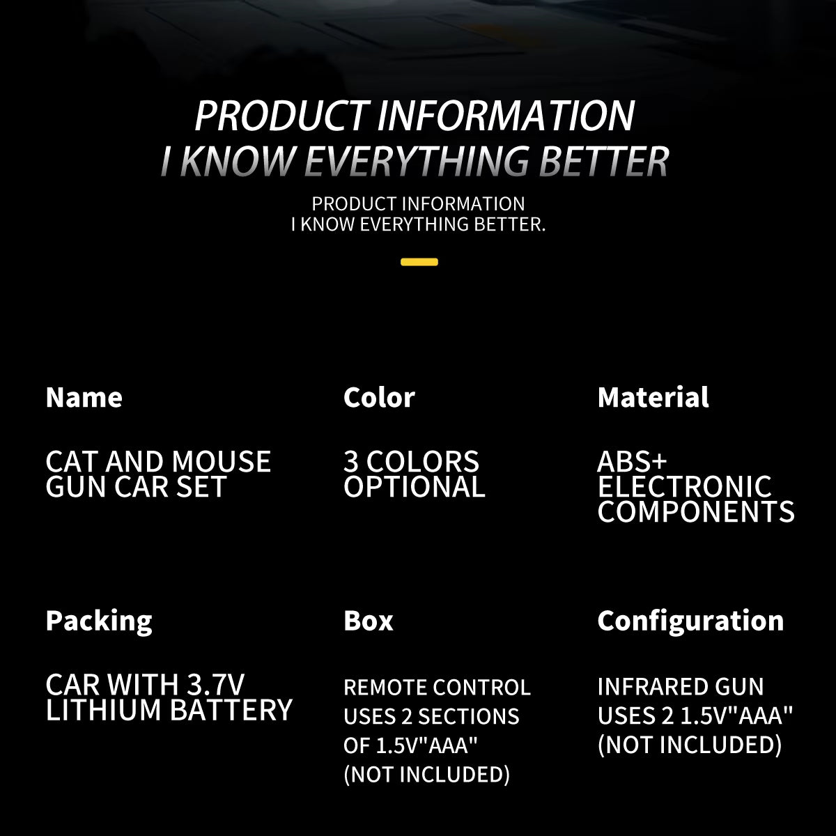 Laser 3-in-1 Infrared Gun RC Car | Gesture + Gun Control Racing Car for Kids