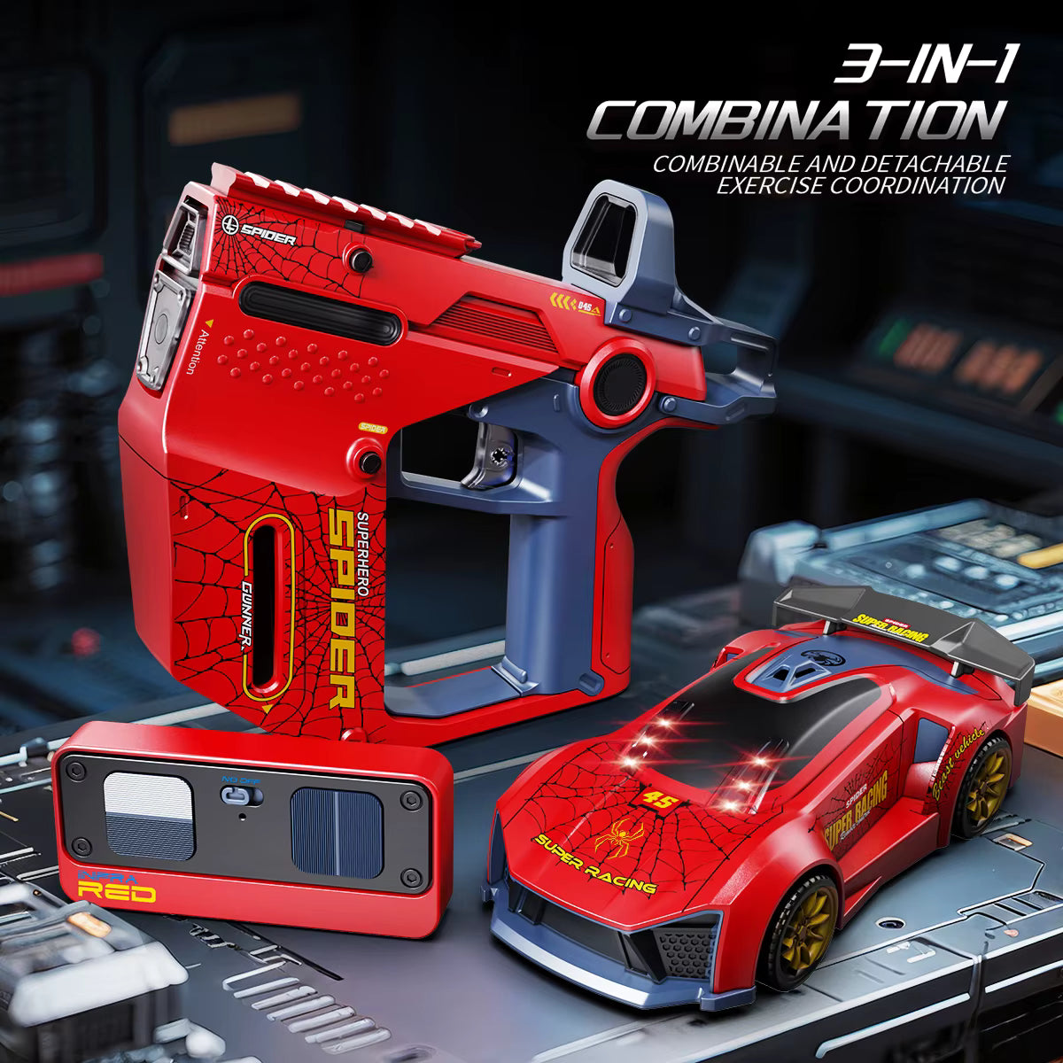 Laser 3-in-1 Infrared Gun RC Car | Gesture + Gun Control Racing Car for Kids