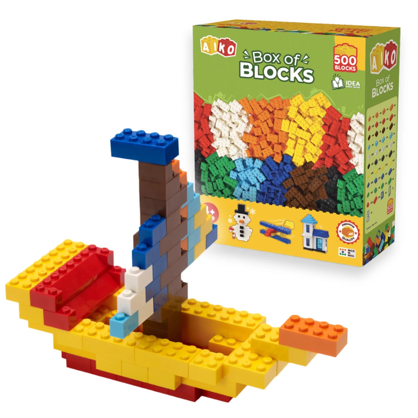 AIKO Box of Blocks | Premium Building Block set