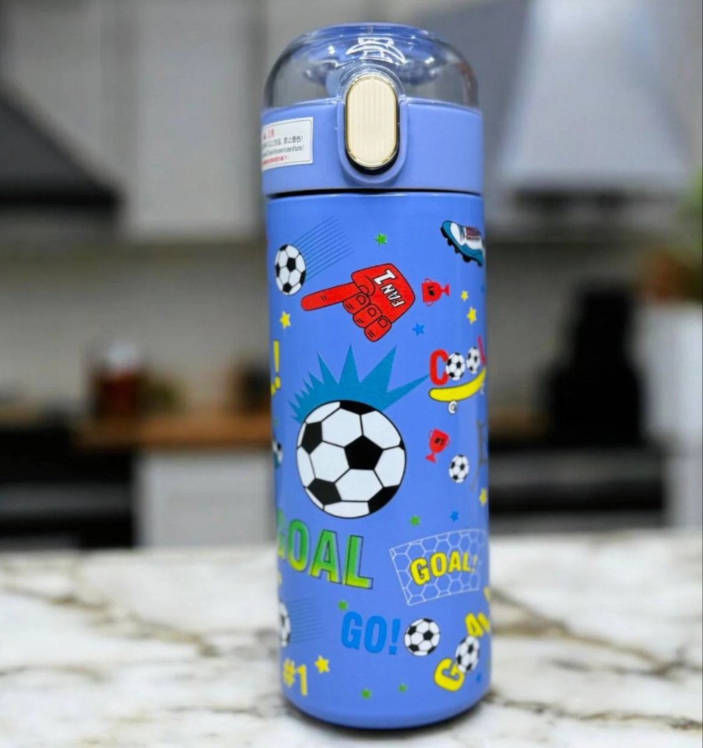 Soccer Goal Sports Water Bottle