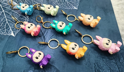 🎀 Labubu Bunny Keychain – Cute Surprise in Every Pack!