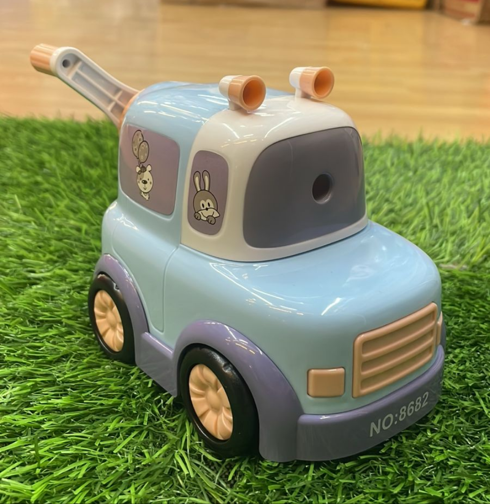 Cartoon Tank & Truck Shaped Sharpeners