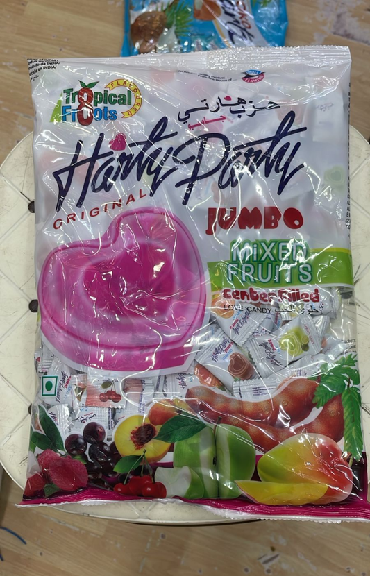 Harry Party Jumbo Mixed Fruit Center-Filled Candy