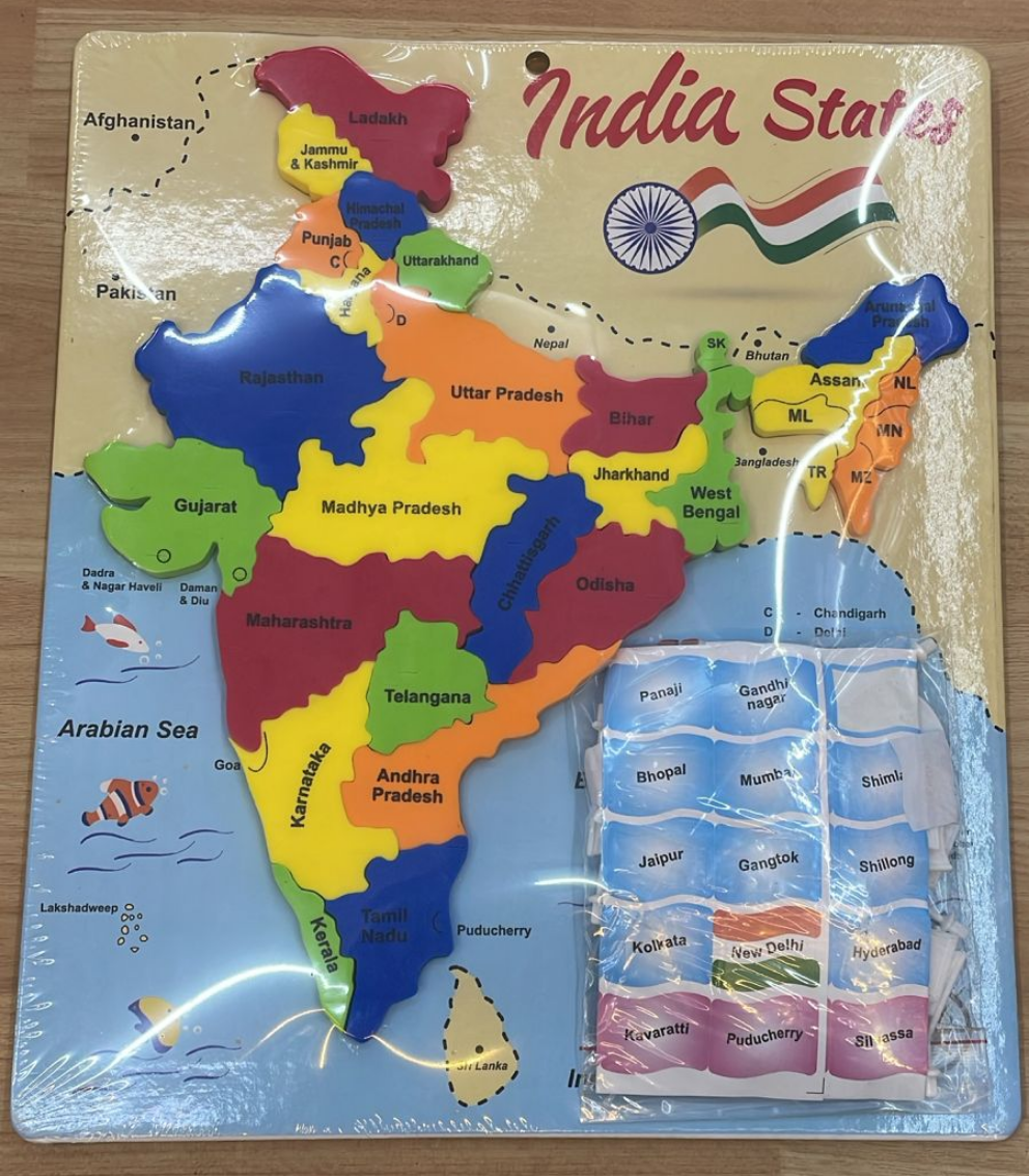 India Map Puzzle