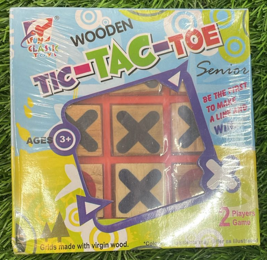 Wooden Tic-Tac-Toe Game