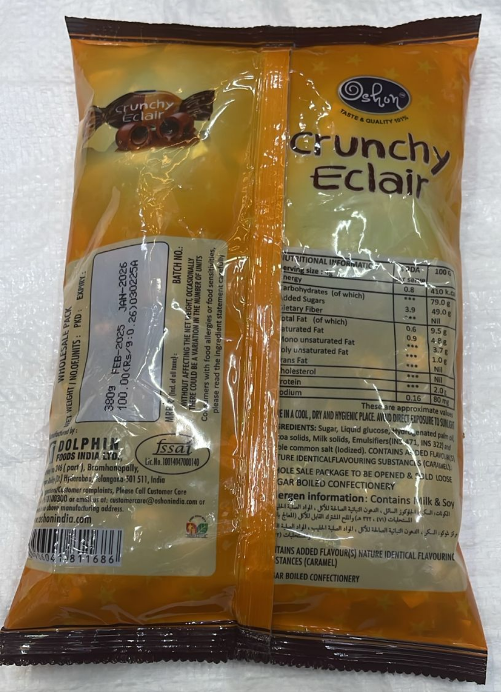 Oshon Crunchy Eclair