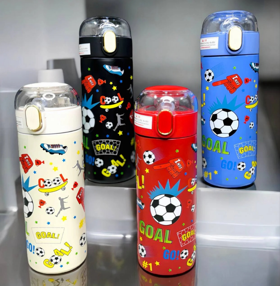 Soccer Goal Sports Water Bottle