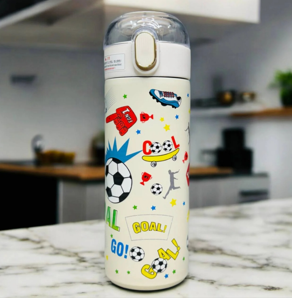 Soccer Goal Sports Water Bottle