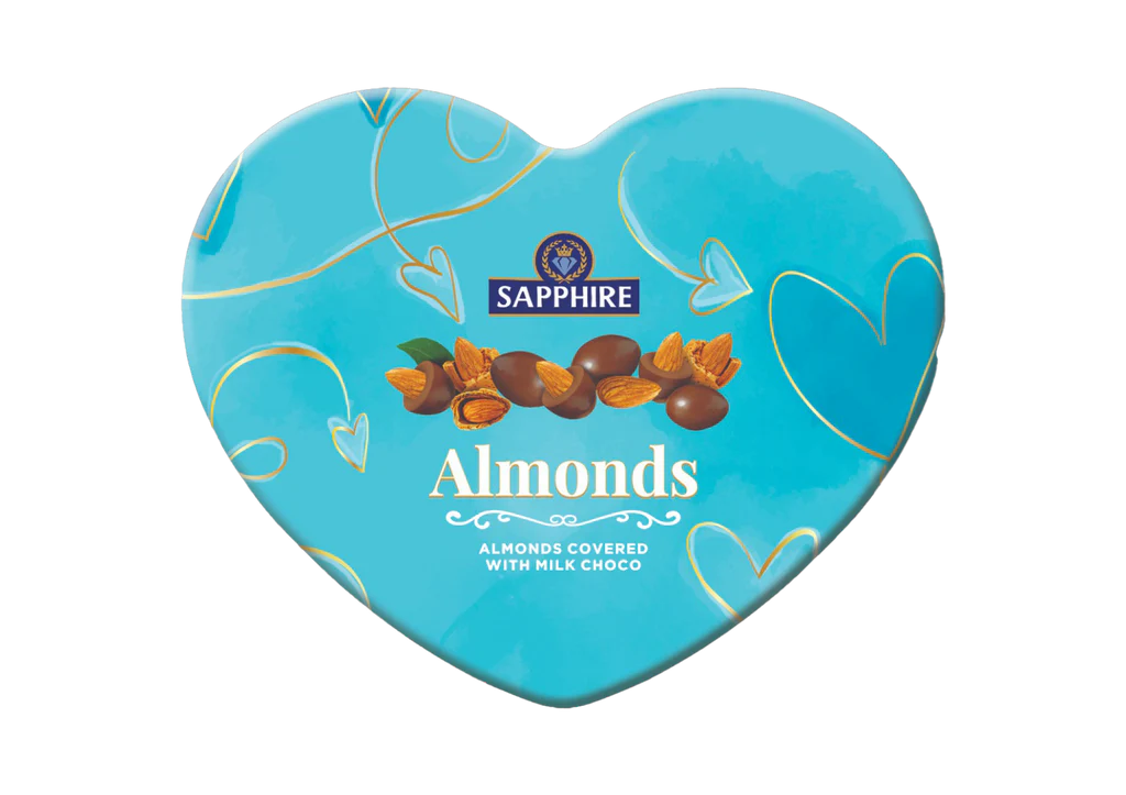 Sapphire Almonds Covered in Milk Chocolate 160g