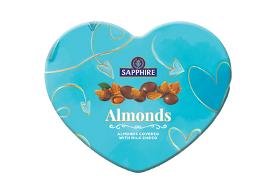 Sapphire Almonds Covered in Milk Chocolate 160g