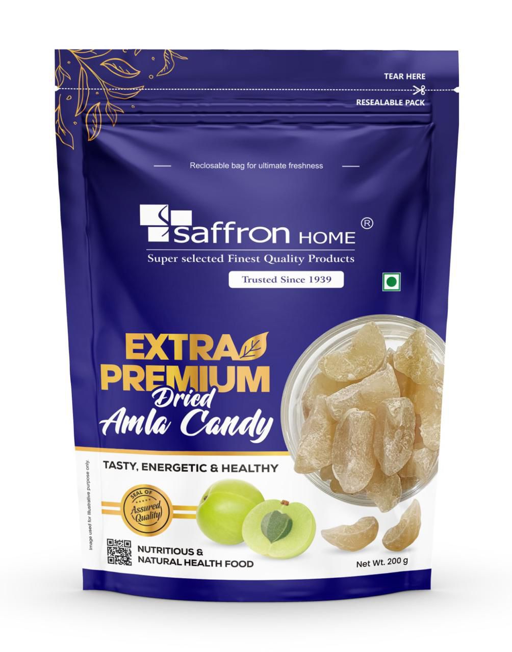 Saffron Home Extra Premium Dried Amla Candy