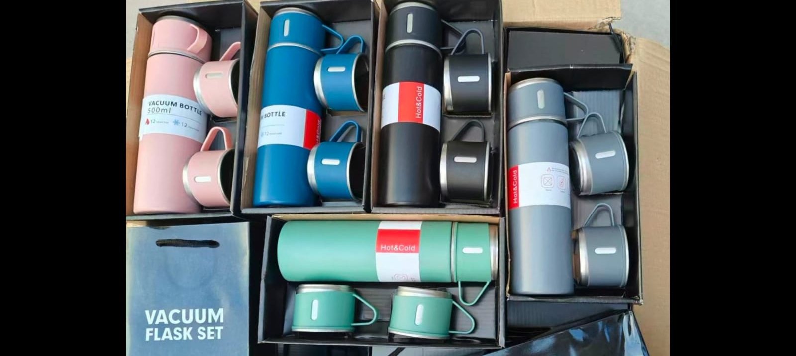 Vacuum Flask Gift Set – Keep Your Beverages Hot or Cold for 12 Hours