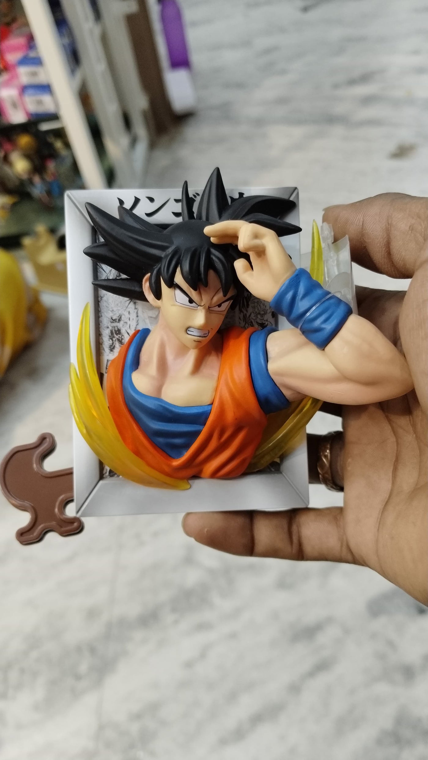 Goku 3D Wall Frame Action Bust