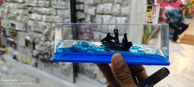 Miniature Floating fluid with boat and many design