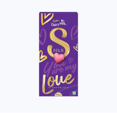 Cadbury Dairy Milk Silk Heart Blush Pack (Pack of 2)