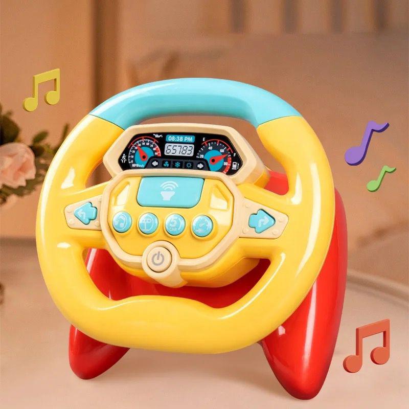 Interactive Musical Toy Steering Wheel for Kids