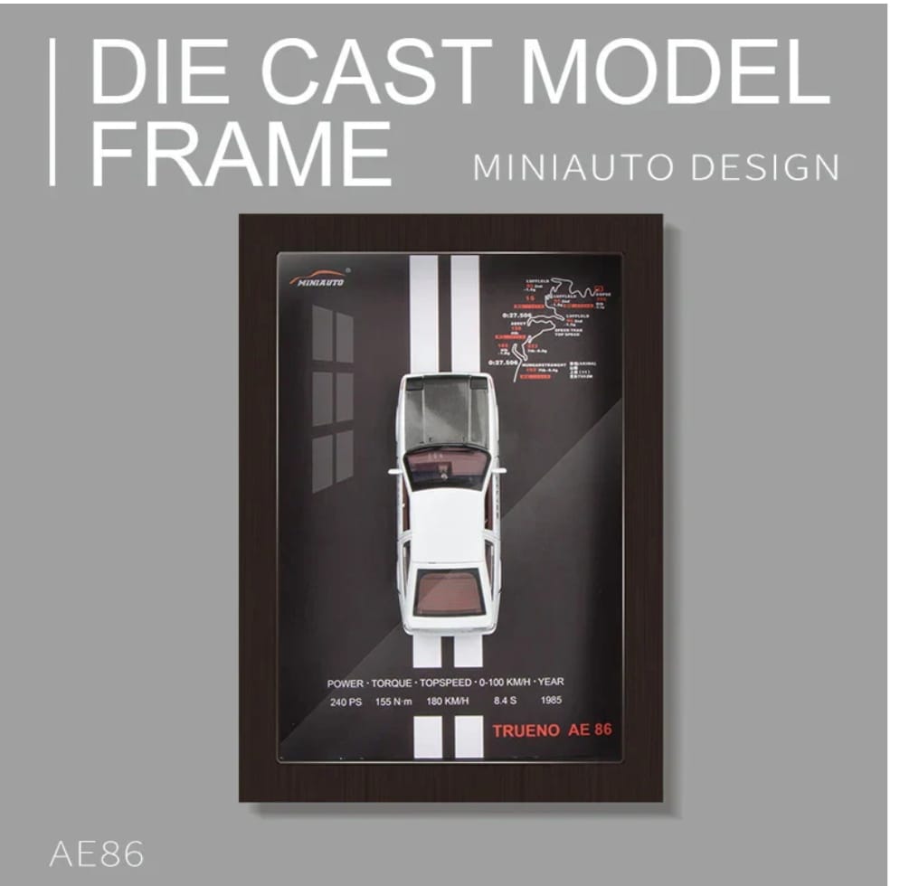 3D Car Frame - Diecast Model Wall Art