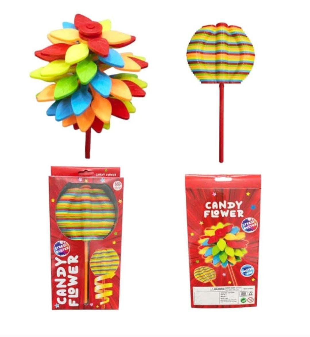 Candy Flower Rotating Toy – Stress-Relief & Fun Spinner