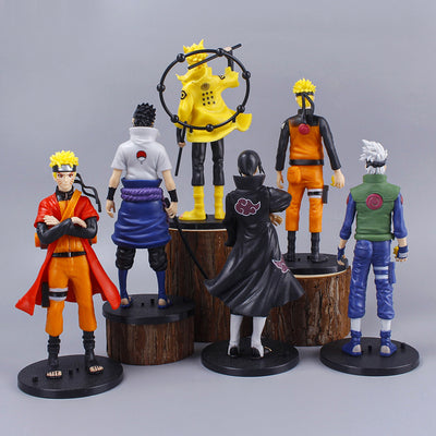 Naruto Series:Naruto, Itachi, Sasuke and Kakashi 18cm Collectible Action Figures