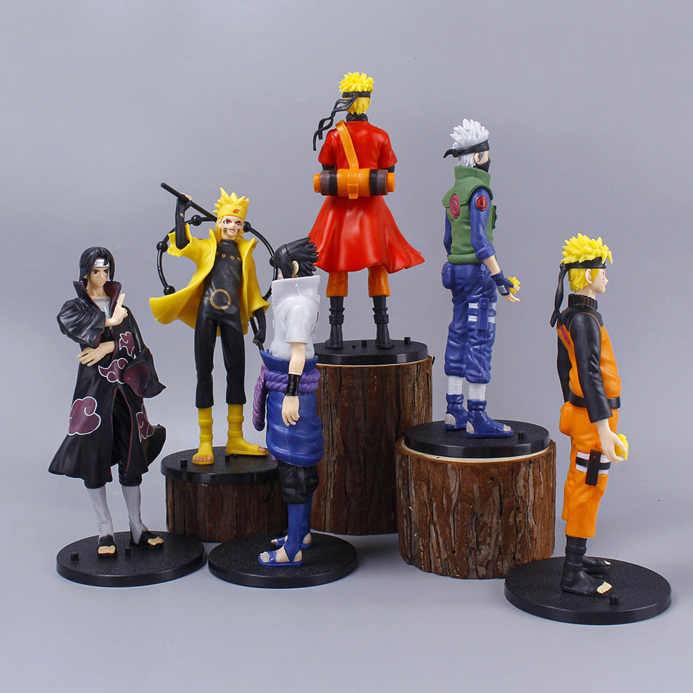 Naruto Series:Naruto, Itachi, Sasuke and Kakashi 18cm Collectible Action Figures