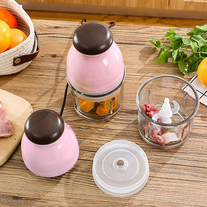 Electric Mini Food Processor Blender