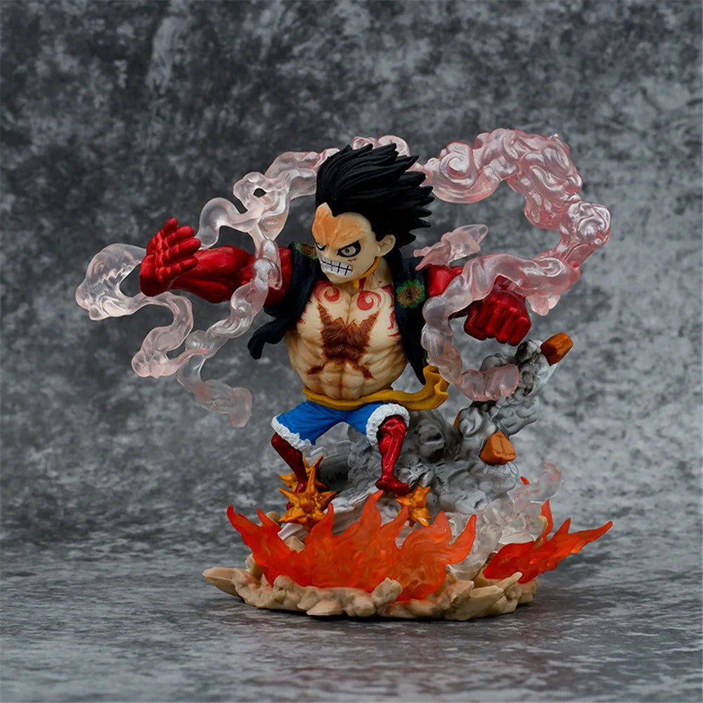 One Piece: Luffy Gear Fourth Ape King Gun vs Doflamingo Battle Scene Model