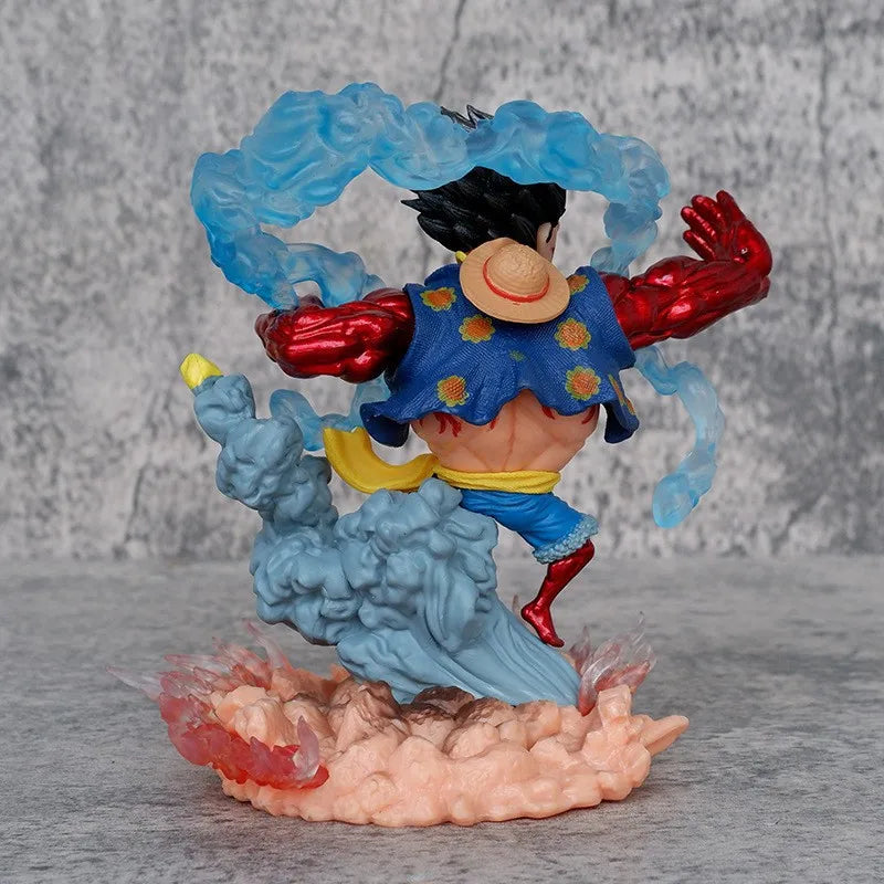 One Piece: Luffy Gear Fourth Ape King Gun vs Doflamingo Battle Scene Model